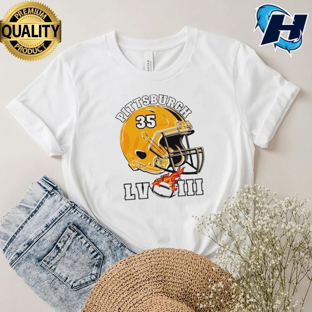 Pittsburgh Steelers Super Bowl LVIII Helmet Shirt