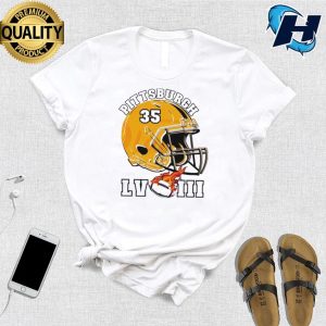 Pittsburgh Steelers Super Bowl LVIII Helmet Shirt 5