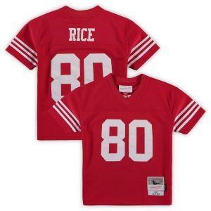 Preschool San Francisco 49ers Jerry Rice Scarlet 1990 Jersey 1