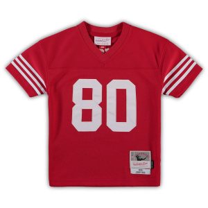 Preschool San Francisco 49ers Jerry Rice Scarlet 1990 Jersey 2