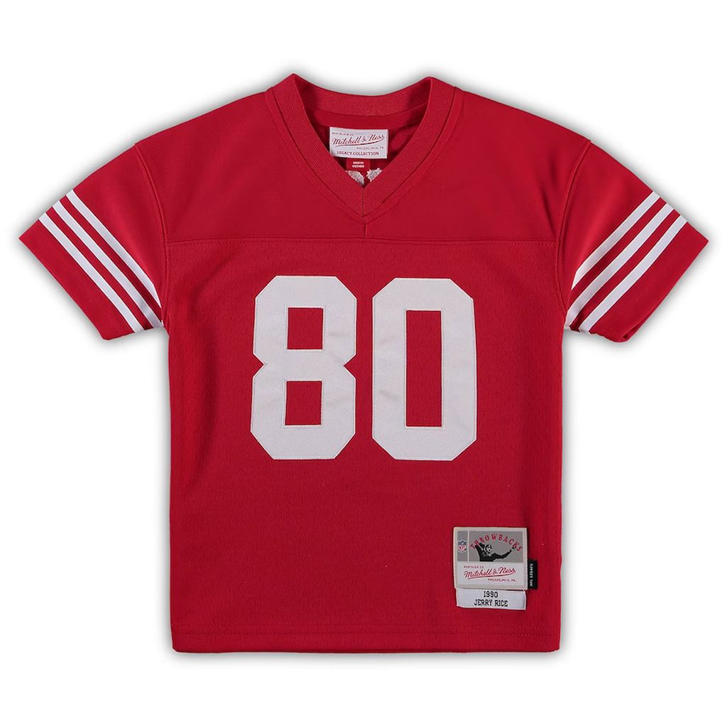 Preschool San Francisco 49ers Jerry Rice Scarlet 1990 Jersey