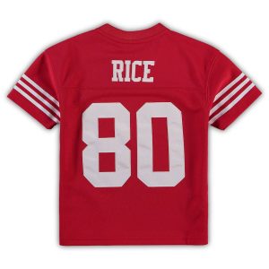 Preschool San Francisco 49ers Jerry Rice Scarlet 1990 Jersey 3