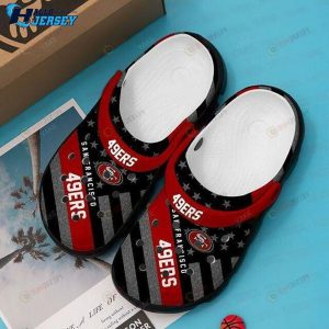 San Francisco 49Ers Crocband Sport Comfortable Water Shoes Nfl Crocs