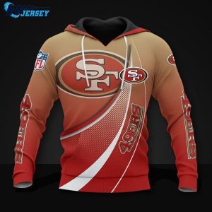 San Francisco 49ers 3D Style Nfl Football Champ Gear Hoodie