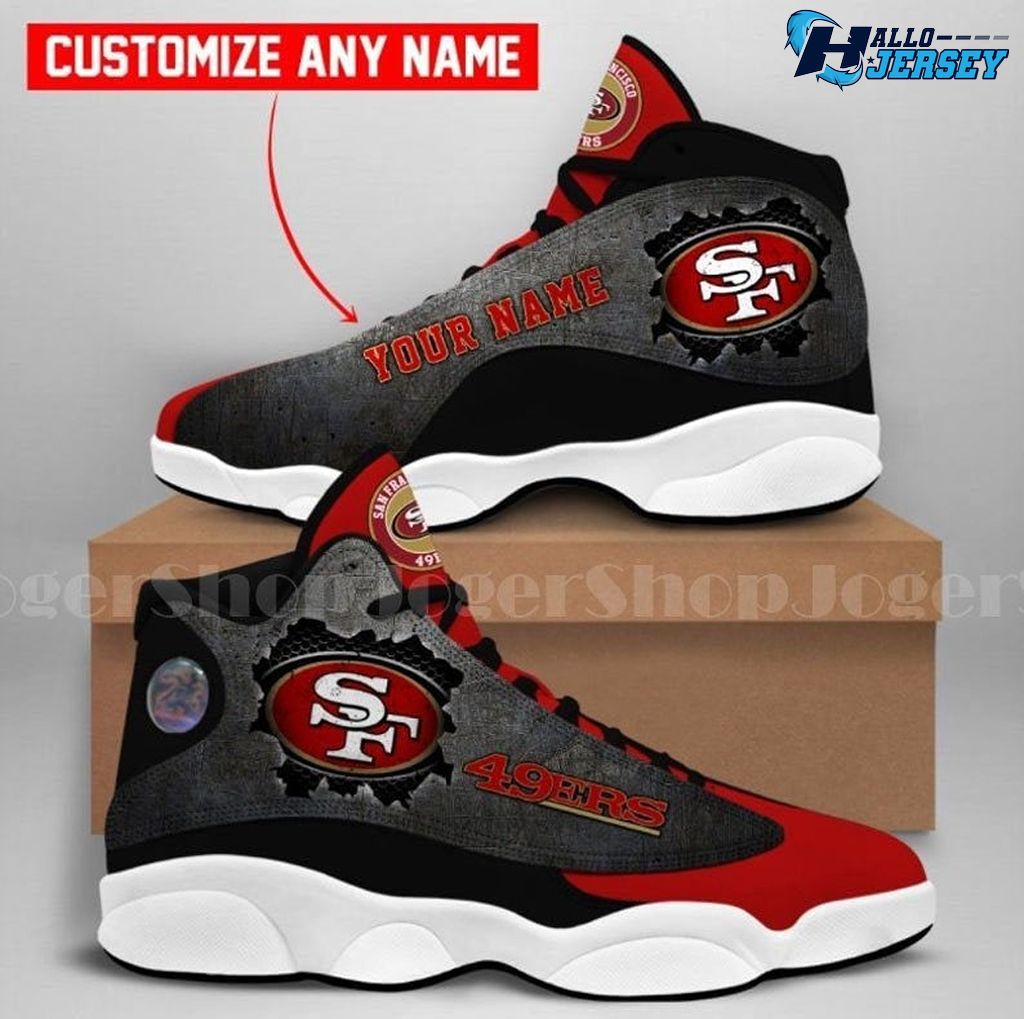 San Francisco 49ers Air Jordan 13 Footwear Nfl Sneakers