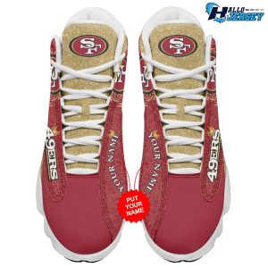 San Francisco 49ers Air Jordan 13 Nice Gift Footwear Nfl Sneakers 3
