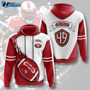 San Francisco 49ers Champ Gear All Over Print Hoodie