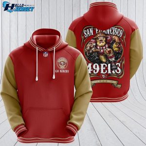 San Francisco 49ers Champ Nfl Us Style All Over Print Hoodie