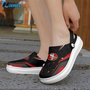 San Francisco 49ers Clog Logo Sport Comfortable Water Shoes Nfl Crocs