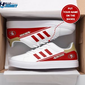 San Francisco 49ers Custom Football Team Gift Stan Smith Nfl Sneakers 2