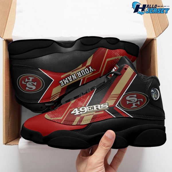 San Francisco 49ers Custom Gear Footwear Air Jordan 13 Nfl Sneakers