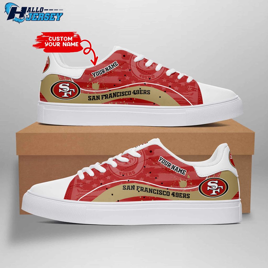 San Francisco 49ers Custom Gift For Fans Stan Smith Nfl Sneakers