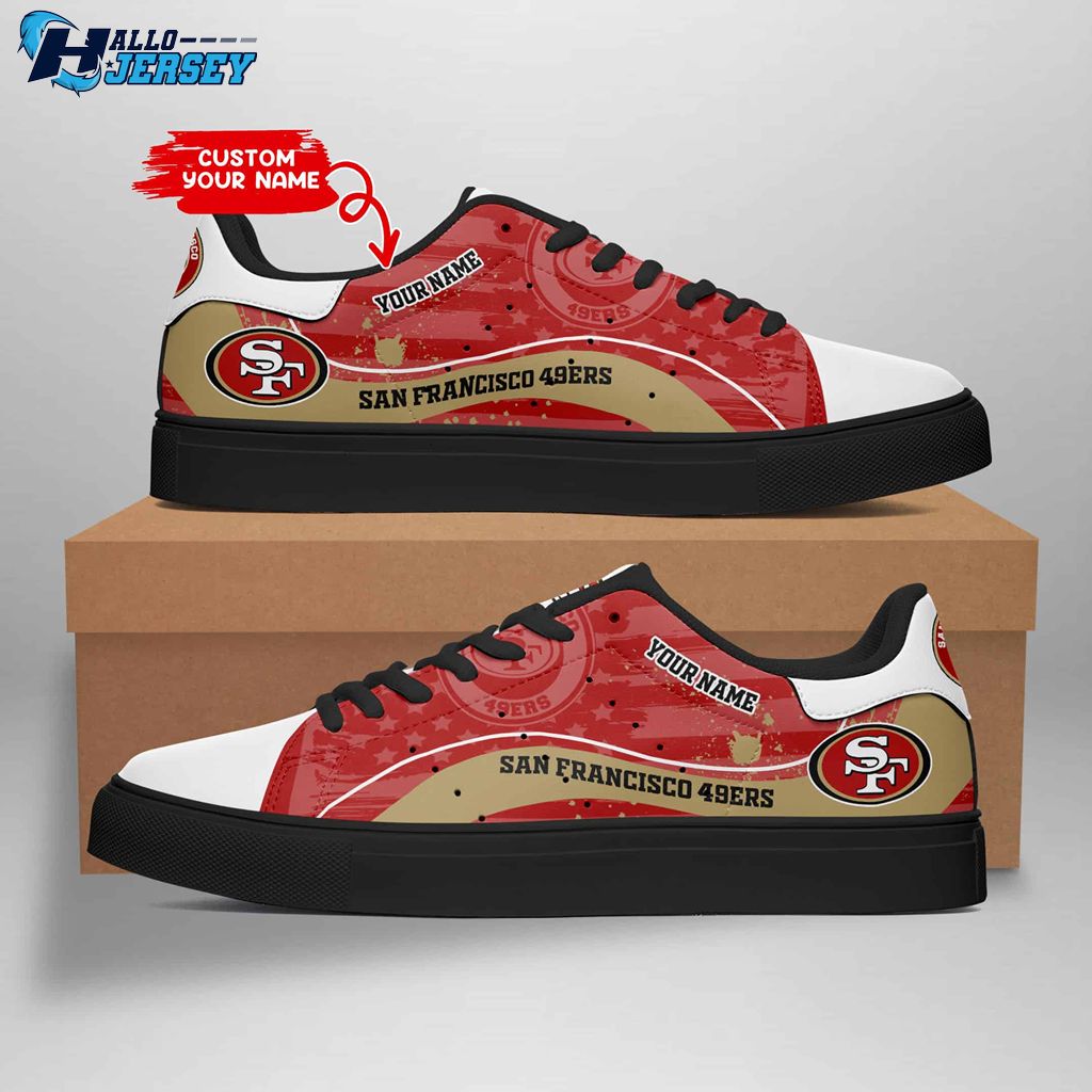 San Francisco 49ers Custom Gift For Fans Stan Smith Nfl Sneakers