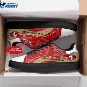 San Francisco 49ers Custom Gift For Fans Stan Smith Nfl Sneakers 4