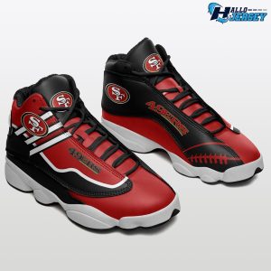 San Francisco 49ers Custom Name Air Jordan 13 Sneakers 2