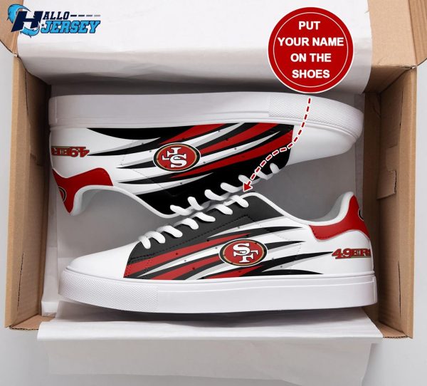 San Francisco 49ers Custom Nice Gift Stan Smith Nfl Sneakers