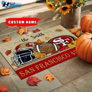 San Francisco 49ers Football Fall Nfl Doormat 1