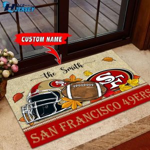 San Francisco 49ers Football Fall Nfl Doormat 2