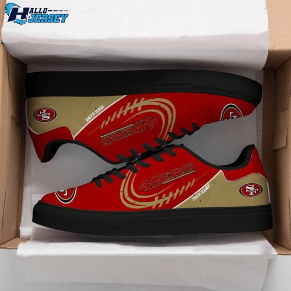 San Francisco 49ers Football Gift Custom Stan Smith Nfl Sneakers