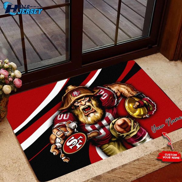 San Francisco 49ers Football Home Decor Indoor Outdoor Nfl Doormat