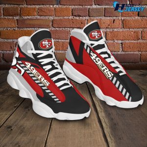 San Francisco 49ers Football Team Footwear Air Jordan 13 Nfl Sneakers 1