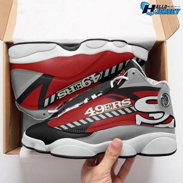 San Francisco 49ers Football Team Footwear Air Jordan 13 Nfl Sneakers