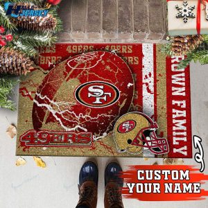 San Francisco 49ers Football Team Decor Nfl Doormat