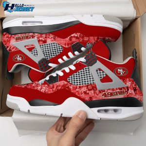 San Francisco 49ers Footwear Air Jordan 4 Nfl Sneakers 1