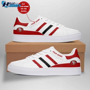 San Francisco 49ers Footwear Custom Stan Smith Nfl Sneakers 1