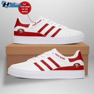 San Francisco 49ers Footwear Gift For Fans Custom Stan Smith Sneakers 1