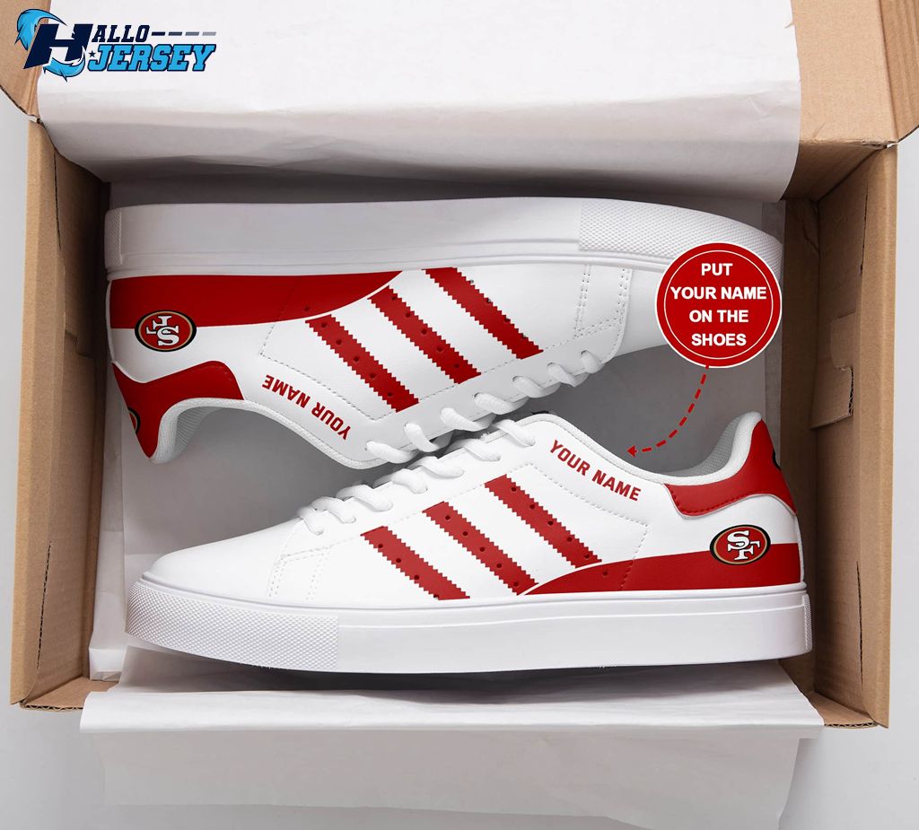 San Francisco 49ers Footwear Gift For Fans Custom Stan Smith Sneakers