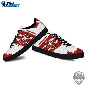 San Francisco 49ers Footwear Nice Gift Football Team Stan Smith Sneakers 3