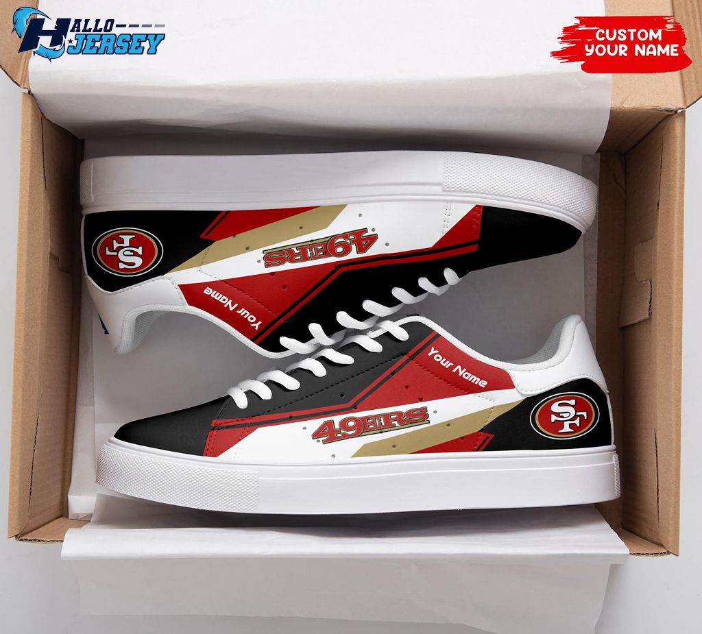 San Francisco 49ers Footwear Nice Gift Stan Smith Custom Nfl Sneakers