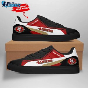 San Francisco 49ers Footwear Nice Gift Stan Smith Custom Nfl Sneakers 3