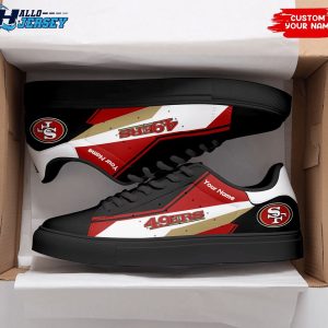 San Francisco 49ers Footwear Nice Gift Stan Smith Custom Nfl Sneakers 4