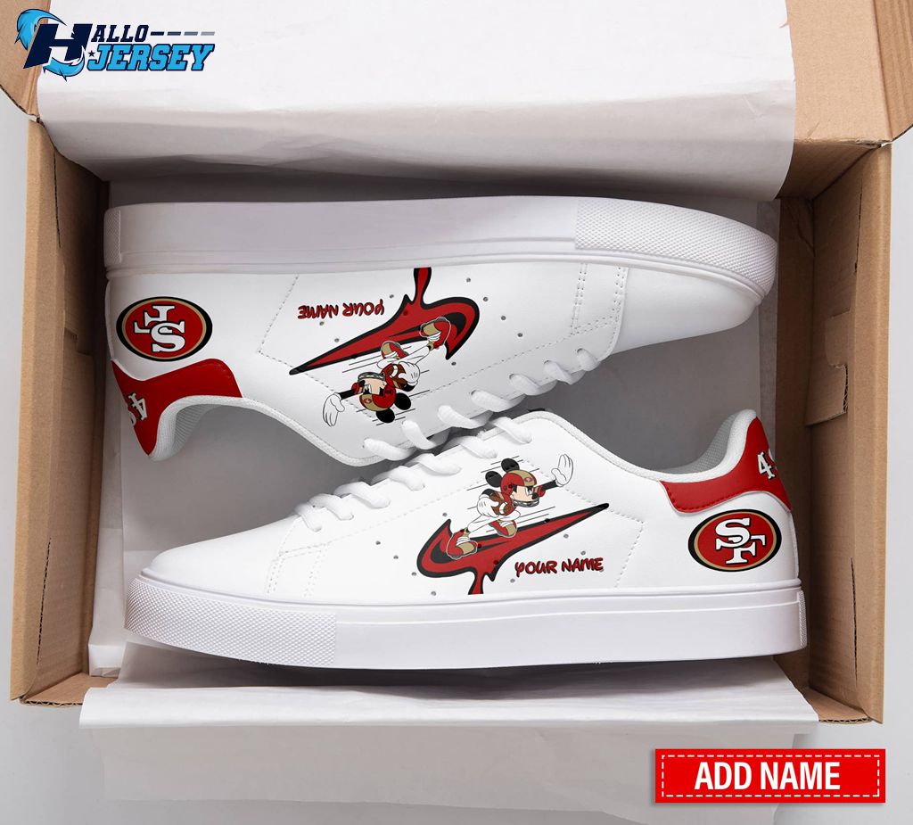 San Francisco 49ers Footwear Nice Gift Stan Smith Nfl Sneakers