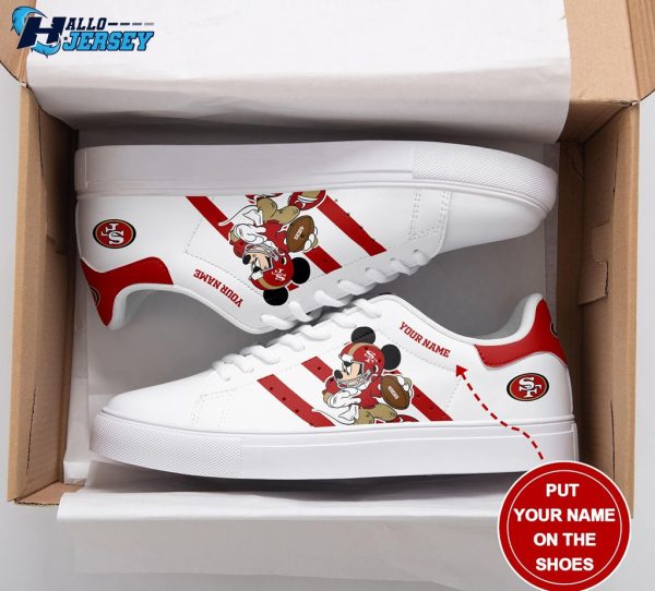 San Francisco 49ers Footwear Stan Smith Custom Nfl Sneakers
