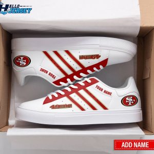 San Francisco 49ers Footwear Style Custom Stan Smith Nfl Sneakers 1