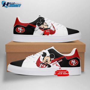 San Francisco 49ers Footwear Us Style Custom Stan Smith Nfl Sneakers 1