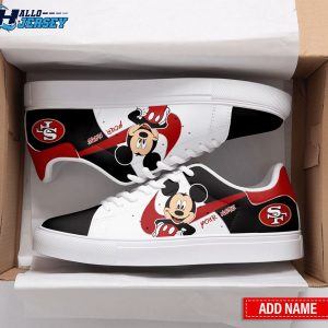 San Francisco 49ers Footwear Us Style Custom Stan Smith Nfl Sneakers 2