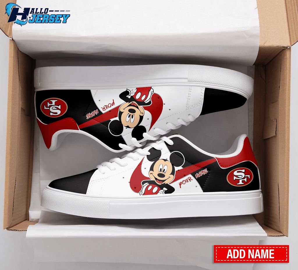 San Francisco 49ers Footwear Custom Stan Smith Nfl Sneakers