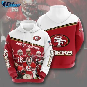 San Francisco 49ers Legends Champ All Over Print Hoodie Hoodie