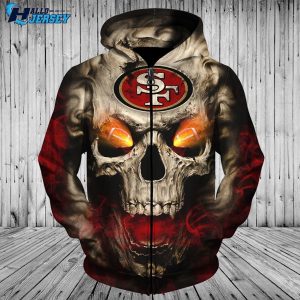 San Francisco 49ers Logo Team Football Champ All Over Print Hoodie