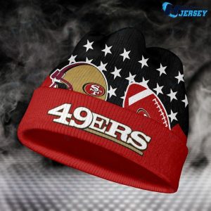 San Francisco 49ers Logo Team Gift For Football Fans Nfl Wool Beanie