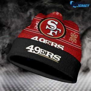 San Francisco 49ers Logo Team Gifts For Football Fans Wool Beanie