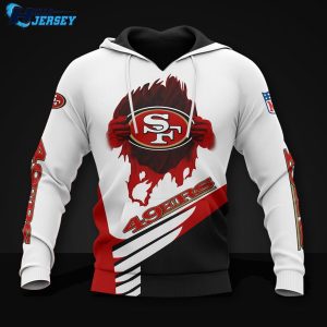 San Francisco 49ers Logo Team Us Style 3D Champ Gear Hoodie