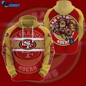 San Francisco 49ers Logo Team Us Style Nfl Football Champ Gear Hoodie