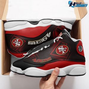 San Francisco 49ers Logo Us Style Footwear Air Jordan 13 Nfl Sneakers 1