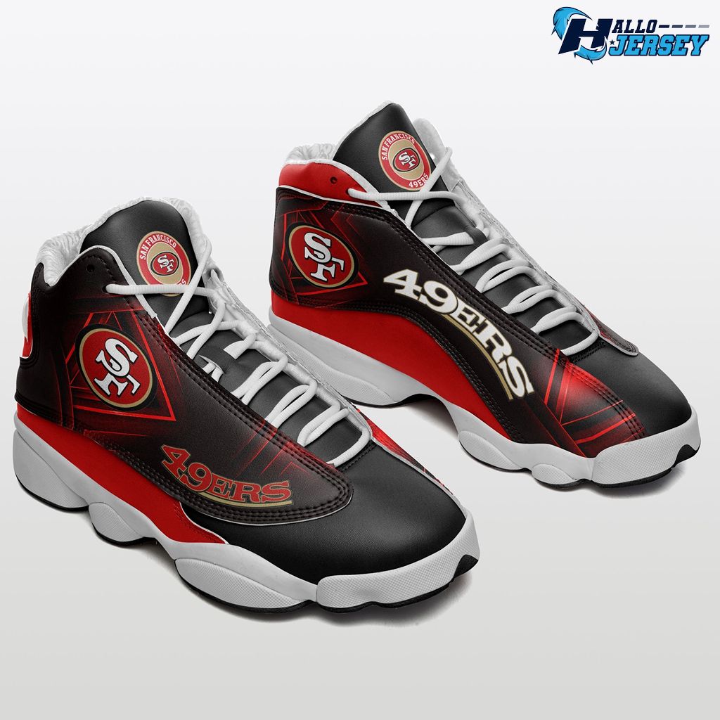 San Francisco 49ers Logo Footwear Air Jordan 13 Nfl Sneakers