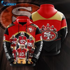 San Francisco 49ers Nfl Football Us Style All Over Print Hoodie